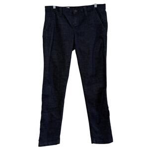 Gap 1969 Dark Wash Low Rise Slim Straight Leg Trouser Jeans Size 28 6T Y2K Style